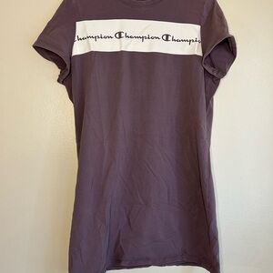 Champion Women's Purple T-Shirt Dress